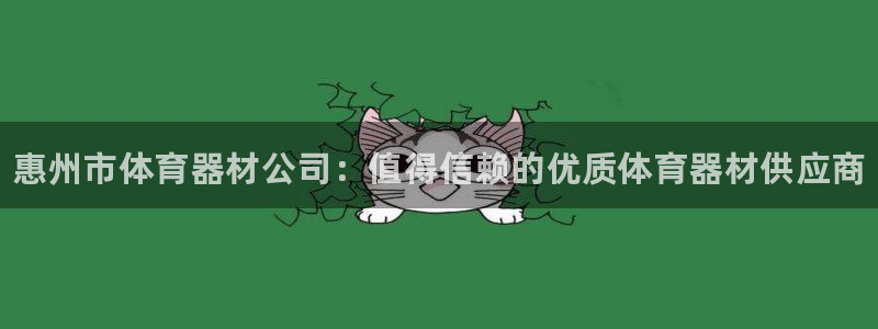 极悦平台注册用户名格式是什么:惠州市体育器材公司:值得信赖的